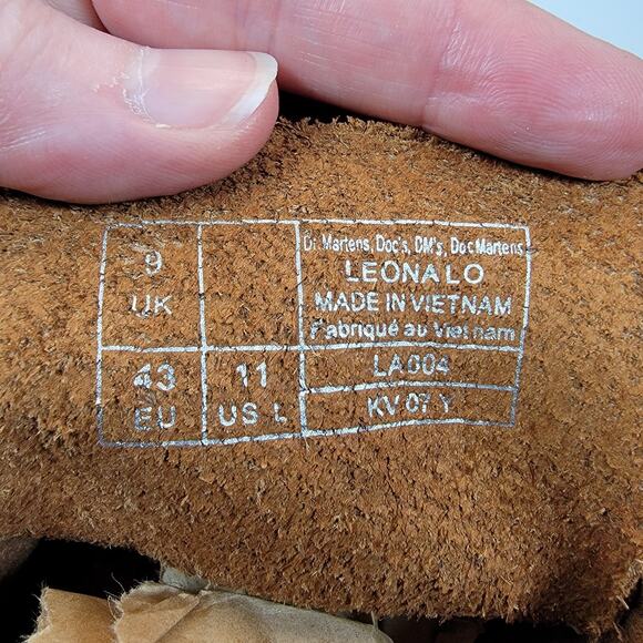 Dr Martens Leona Lo Platform Oxford Shoes Womens Sz 11 Black Vtg Smooth Leather - Picture 9 of 9